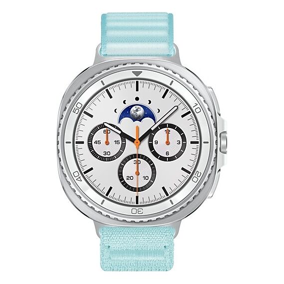 Galaxy Watch8 Classic | 46 мм | White | Fabric/Mint | S/M, Размер: 46 мм, Цвет: White, Тип ремешка: Fabric, Цвет ремешка: Mint, Размер ремешка: S/M, Подключение часов: Bluetooth / Wi-Fi, изображение 2